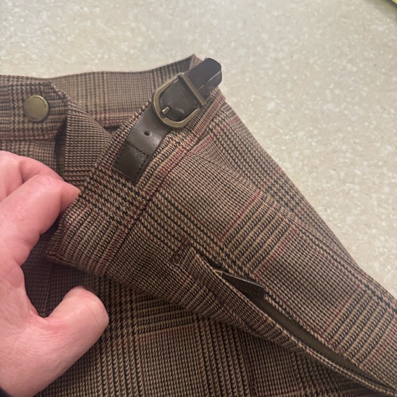 Lauren Ralph Lauren Plaid Pants Green Tag 6 Petite - Picture 5 of 10